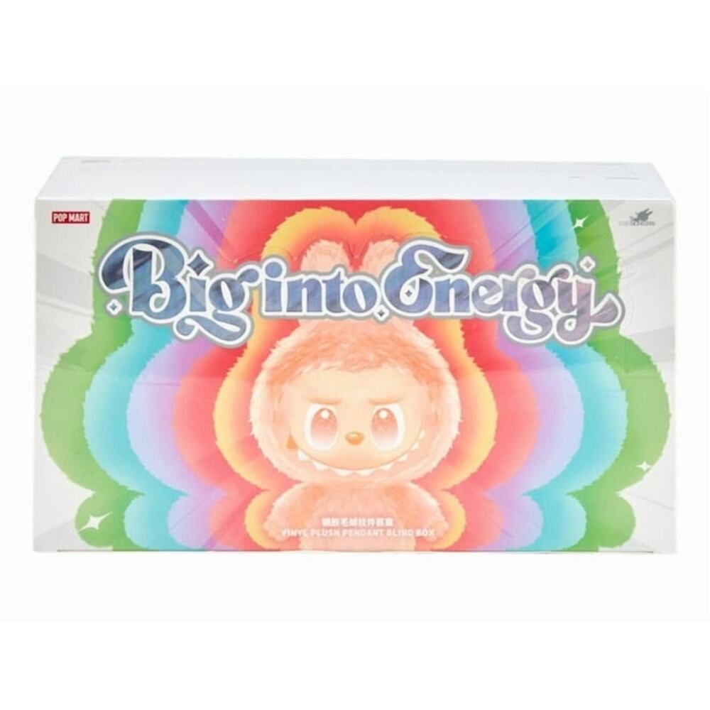 NEW Pop Mart Labubu Big Into Energy Vinyl Plush Pendant Blind Box Case 6pc